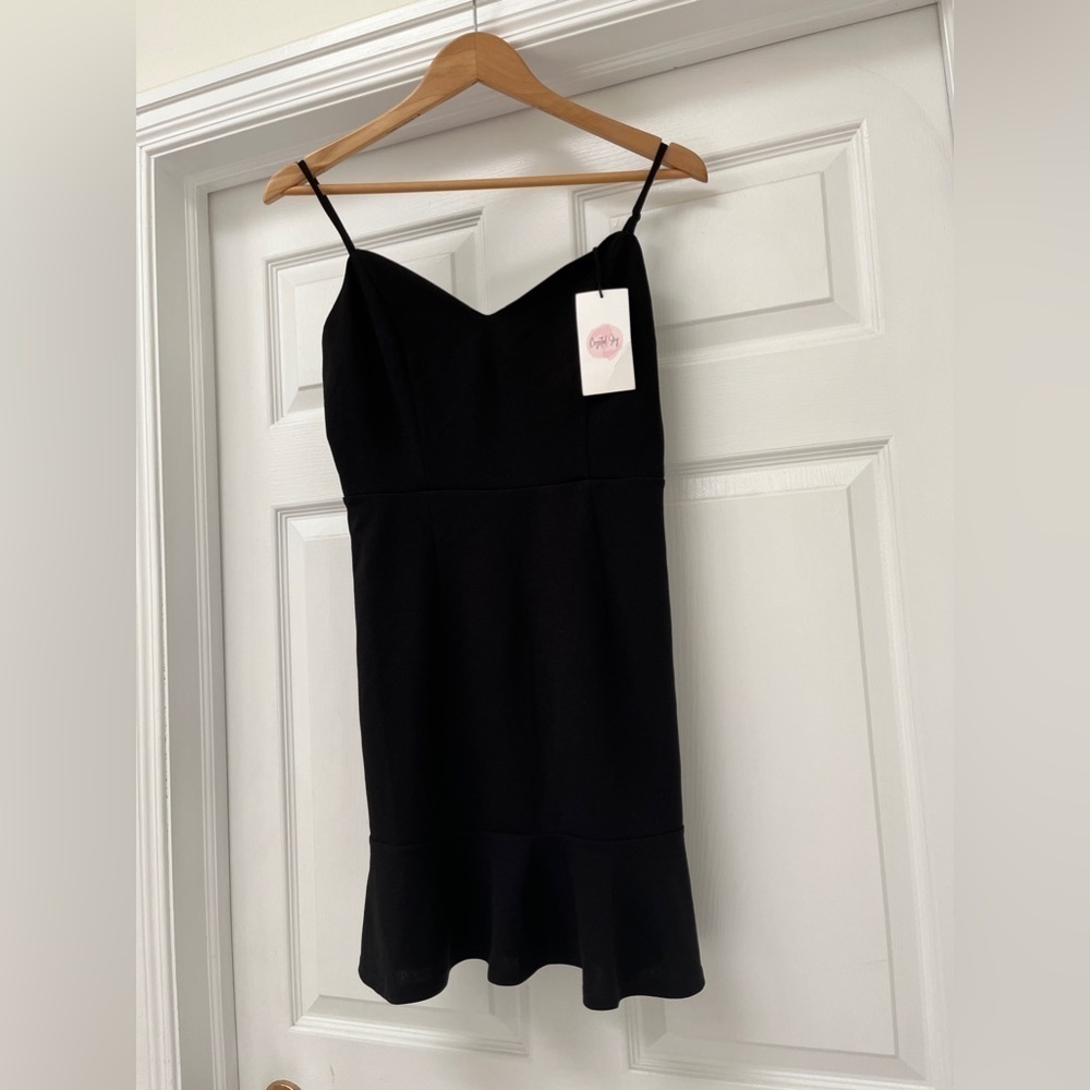 NWT  Crystal Sky little black dress size medium